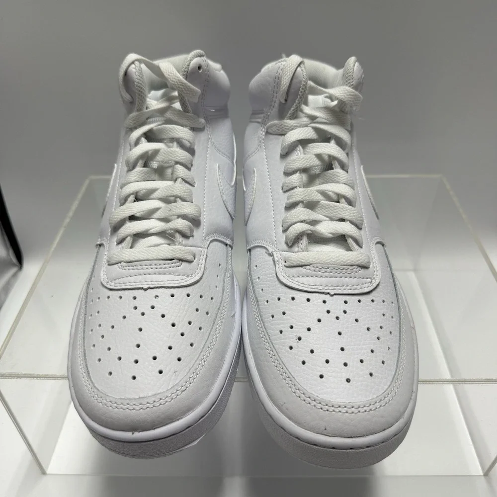 Brand New Nike Court Vision Mid White Sneakers Shoes CD5436-100 Women's Size 9.5